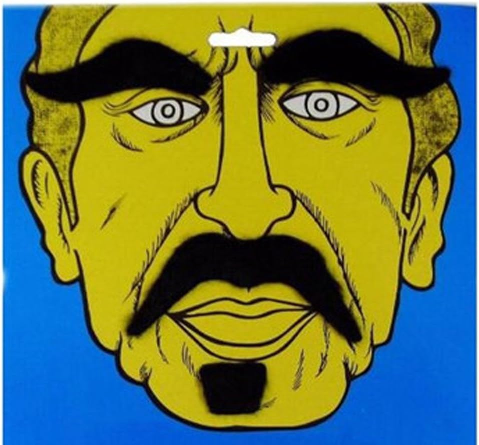 Novelties Company 2 Sets Mens Fake Facial Hair