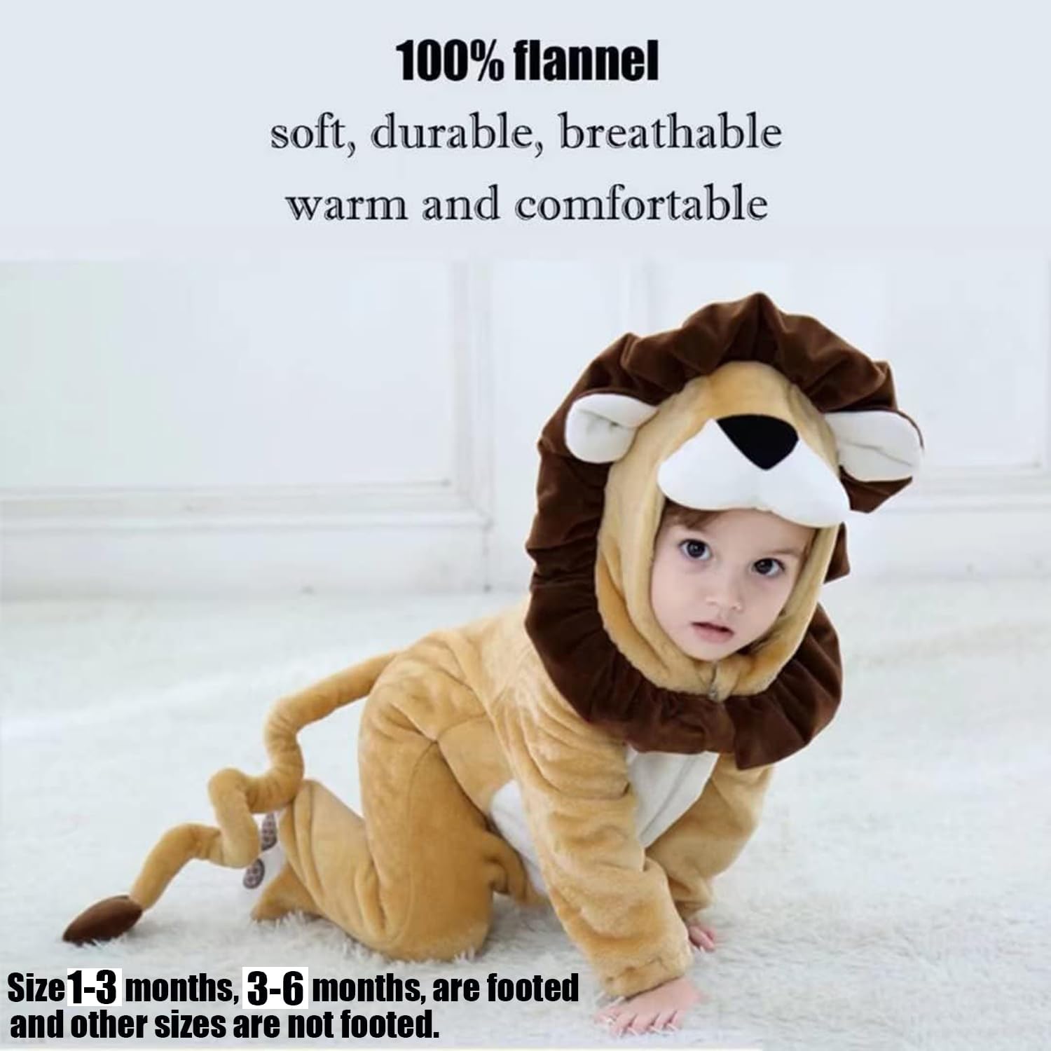 Halloween Baby Dinosaur Costume for Toddlers 1-60 Months