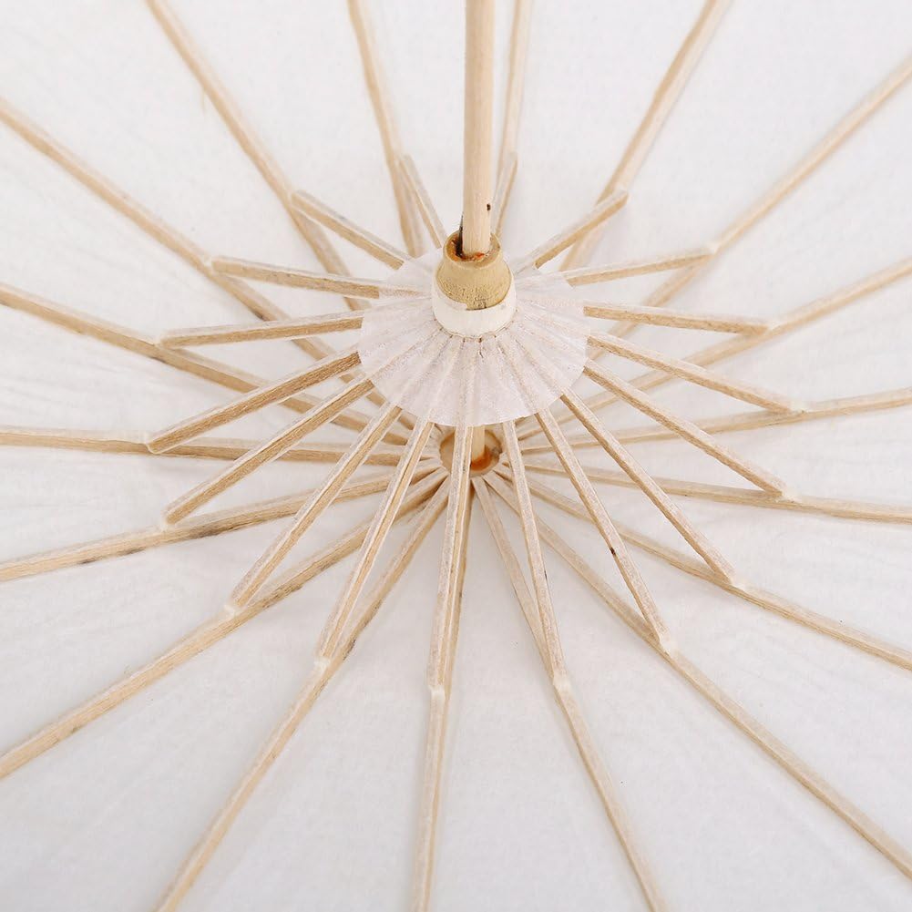 23 Handmade Oiled Paper Bamboo Parasol Umbrella