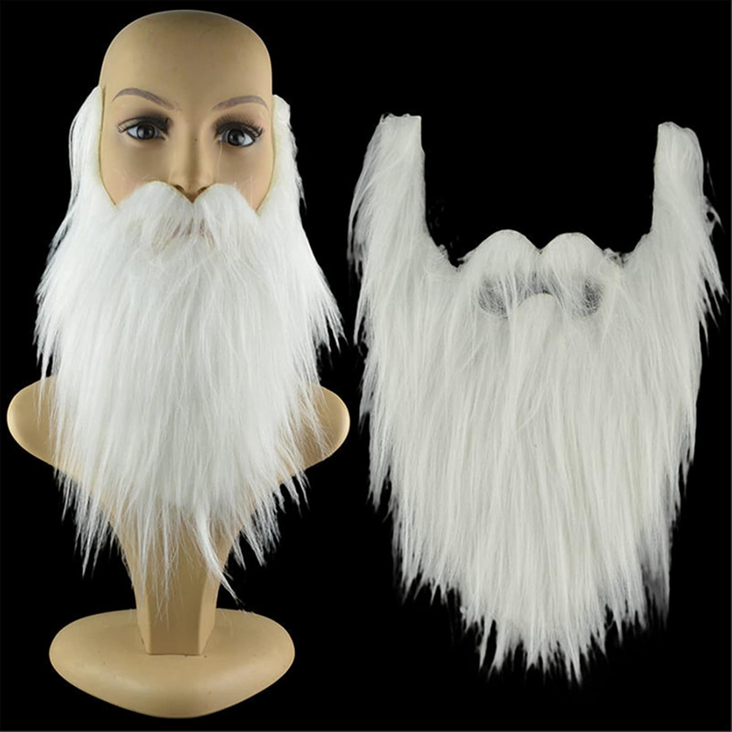 Realistic Fake Beard - Adjustable Halloween Costume Accessory