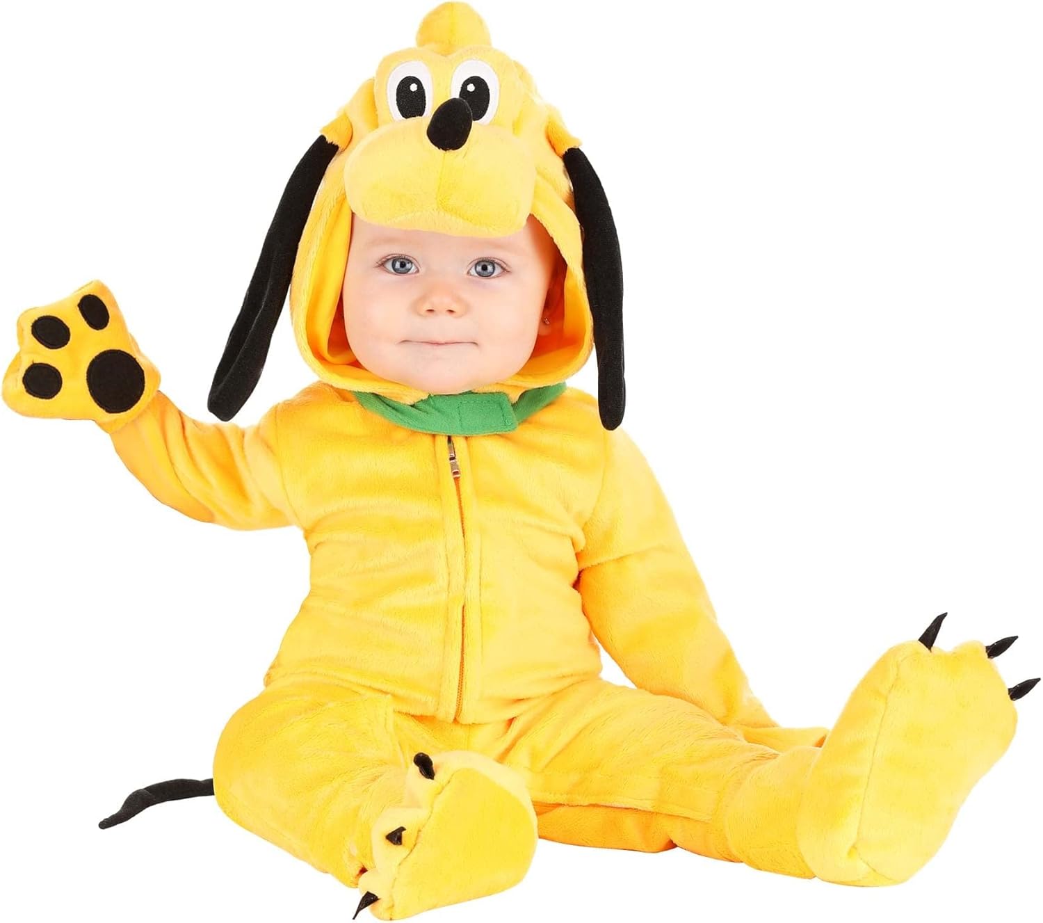 Infant Disney Pluoto Hooded Costume Onesie Jumpsuit