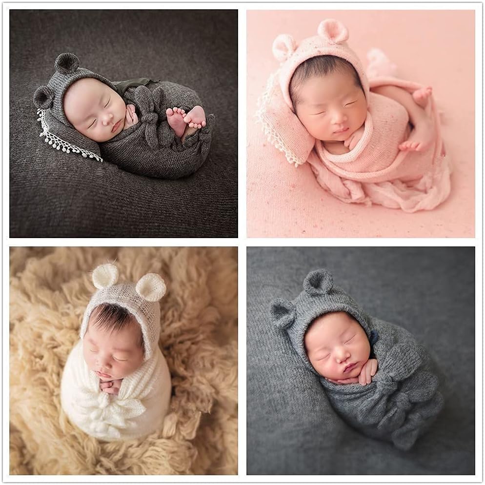 Vemonllas Baby Photography Props Set of 4