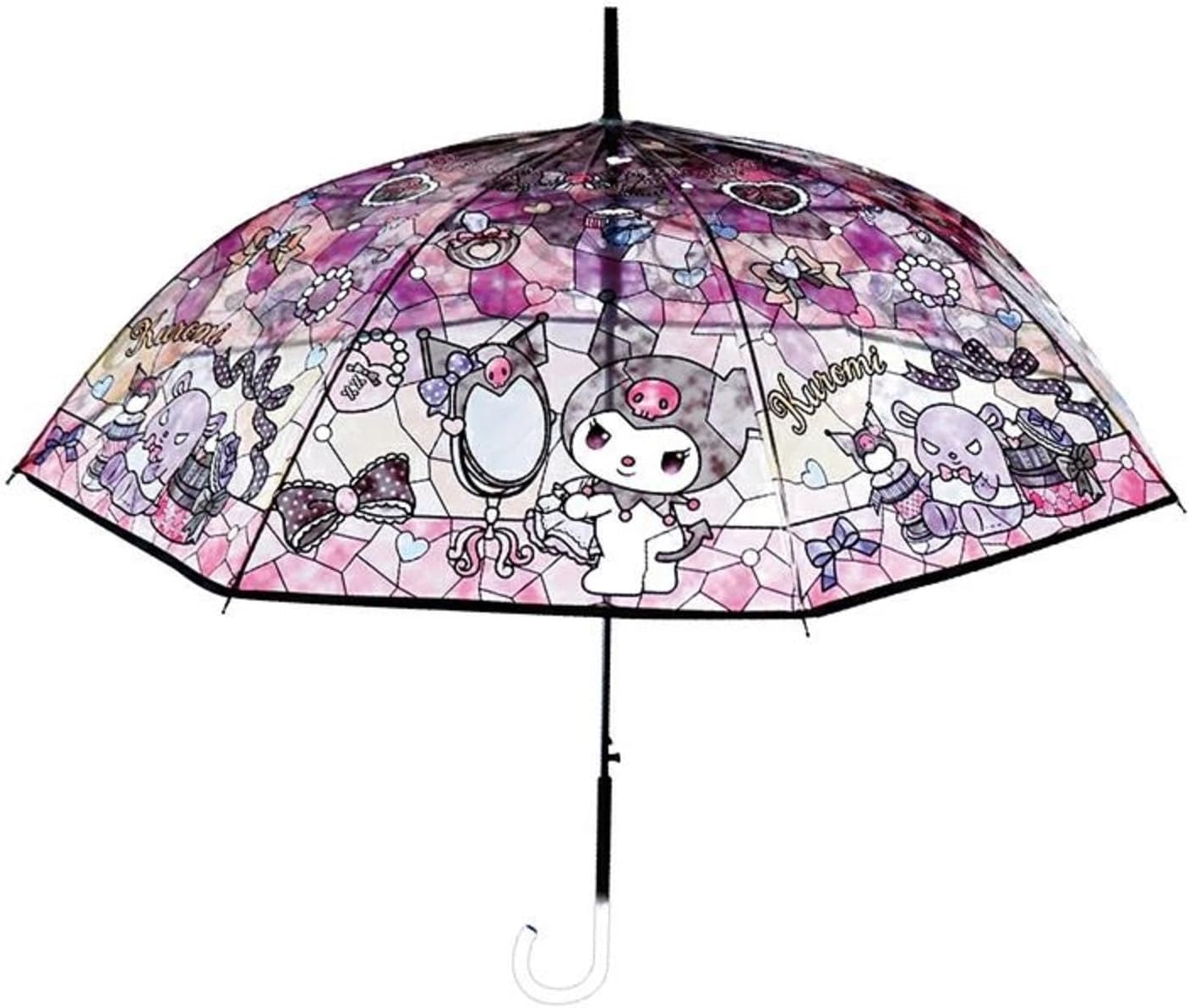 RRI Cartoon Kawaii Stainedglass K Uromi Stick Umbrella