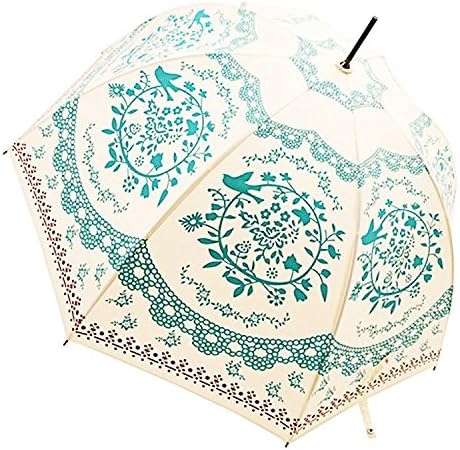 Kung Fu Smith Bubble Windproof Umbrella with Flower Totem Print
