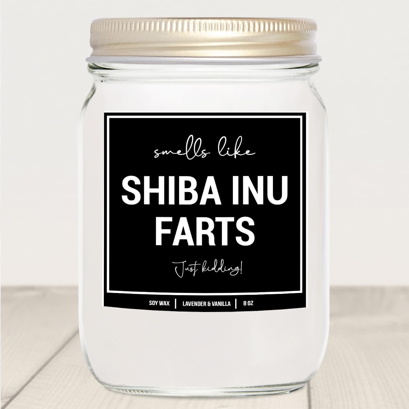 YouNique Designs Shiba Inu Lavender Vanilla Candle