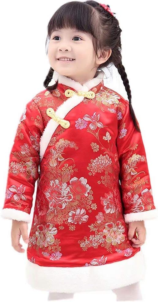 Baby Girls Chinese Qipao Dress Coat