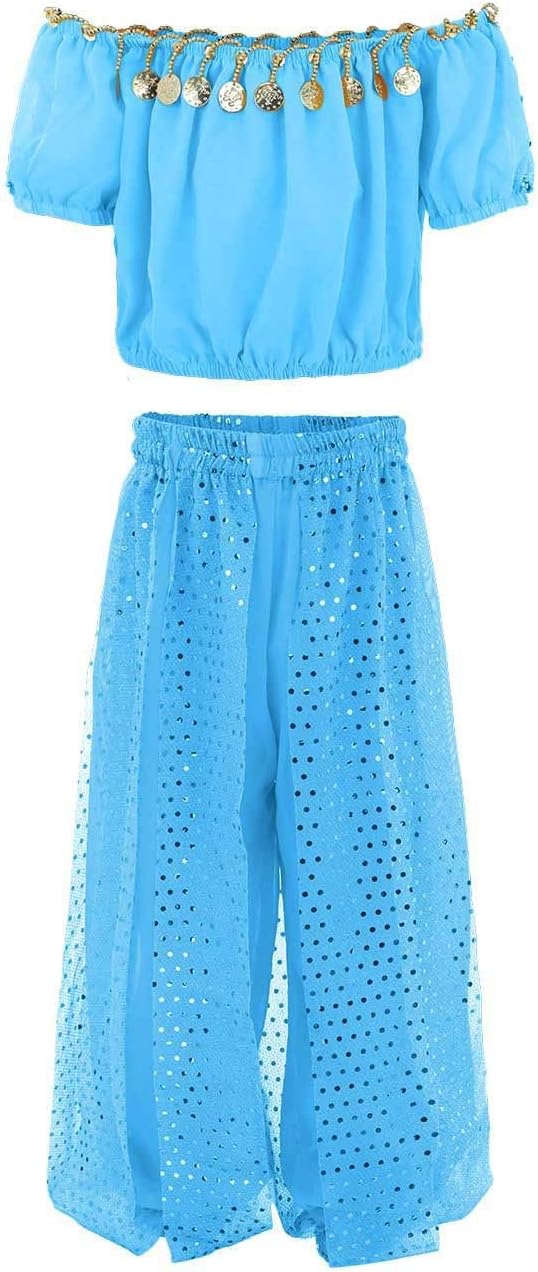 Girls Belly Dancer Dance Costume Set for Kids