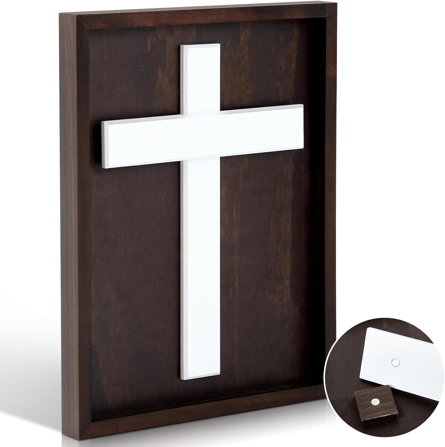 18x14 Inch Rustic Wooden Cross Wedding Gift