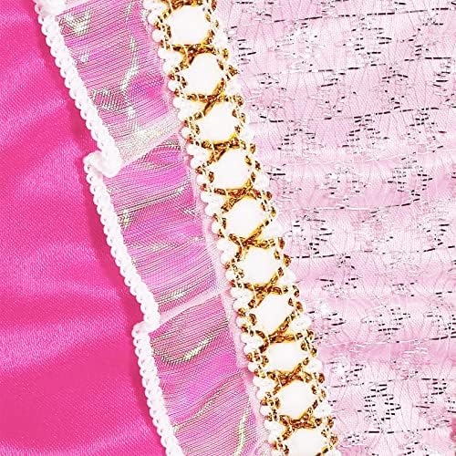Mooedcoe Pink Princess Dress for Girls 2-8 Years