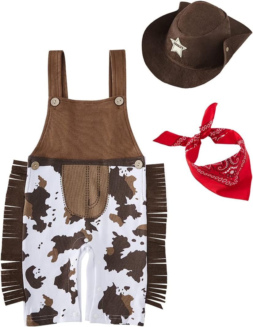 LATOBREATH Halloween Cowboy Costume for Kids