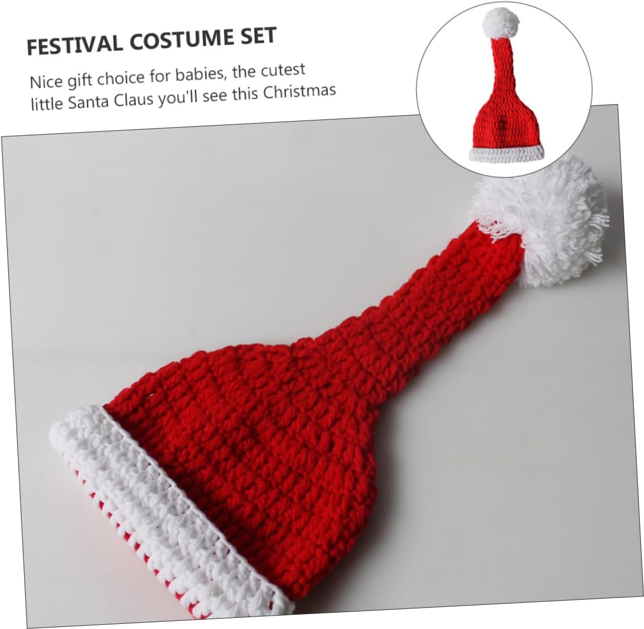 Yardenfun Baby Christmas Suit Newborn Santa Dress