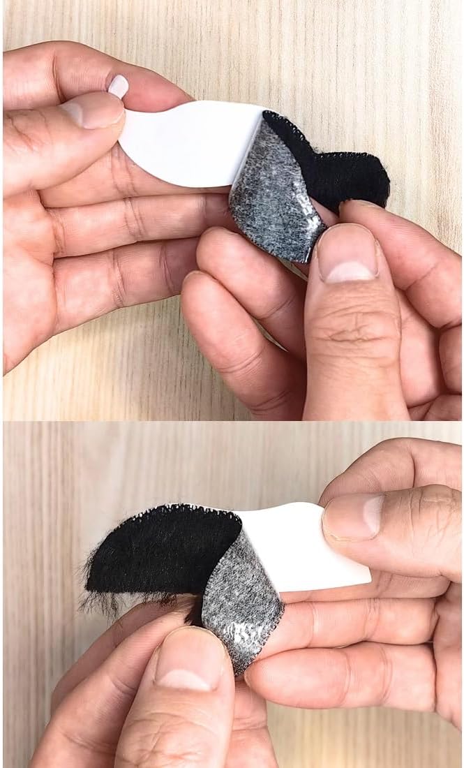 48 Pcs Fake Mustaches with 6 Styles for Halloween