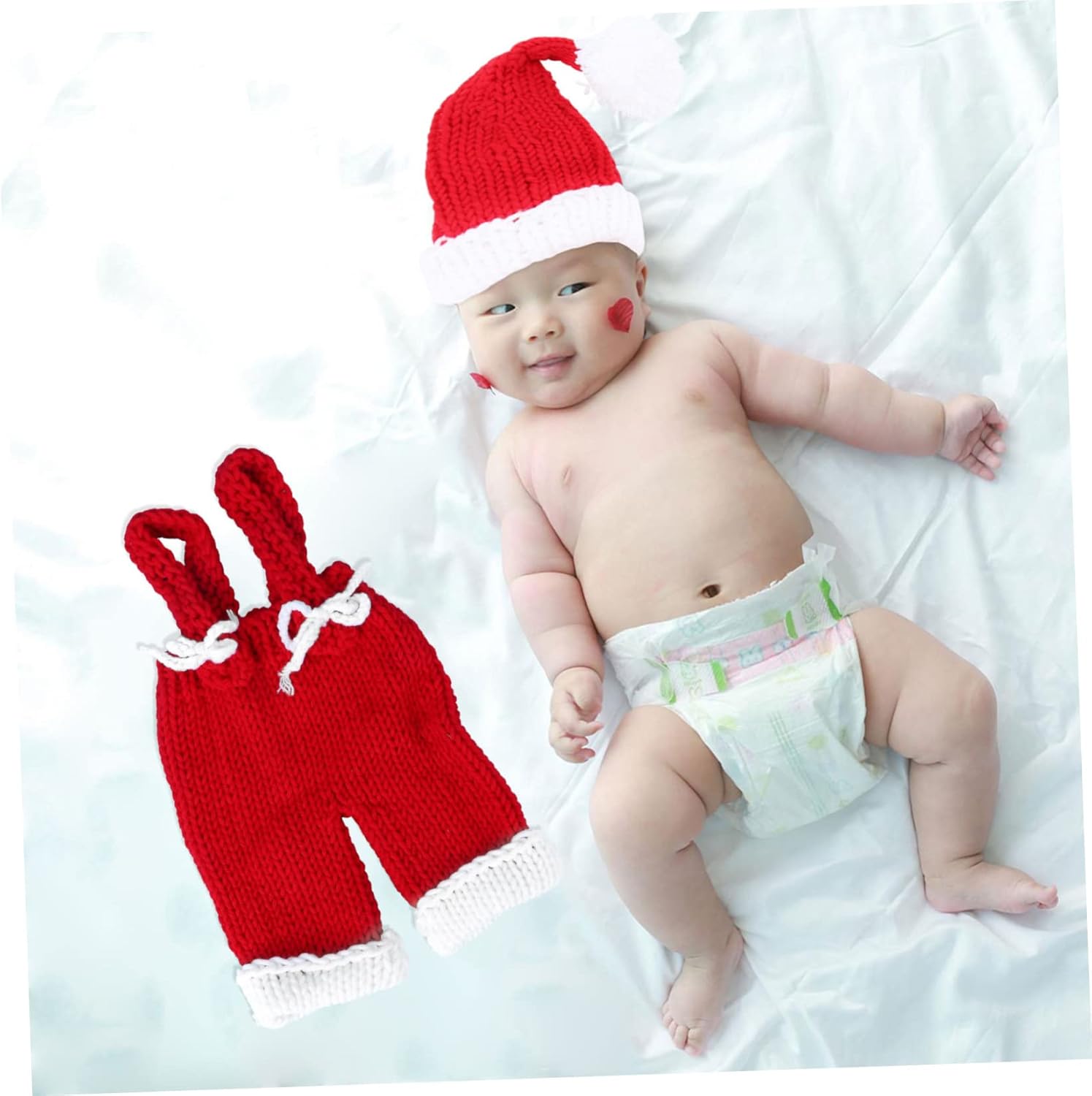LIFKOME Christmas Baby Outfit Set Handmade Cotton