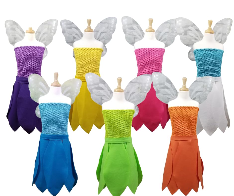Fairy Costume Set - Lime Green for Baby Kids Teens and Adults