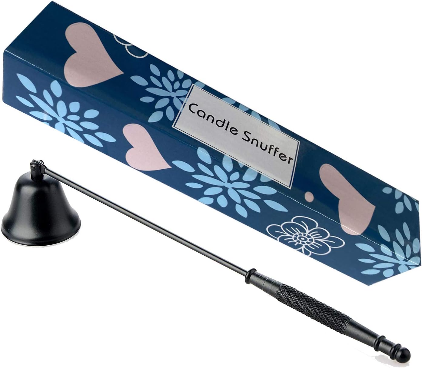 NEOYARDE Candle Snuffer - Black Stainless Steel Wick Extinguisher