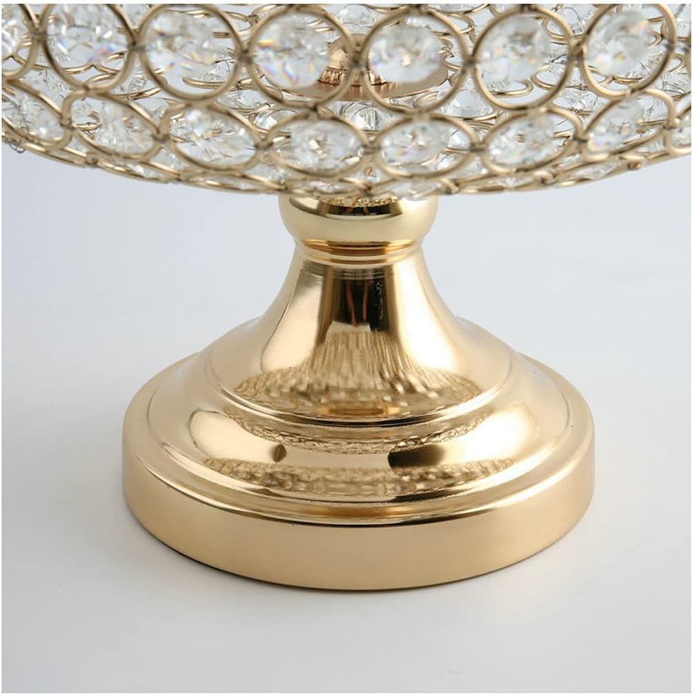 Elegant Wrought Iron Candle Holder with Dried Fruit Tray