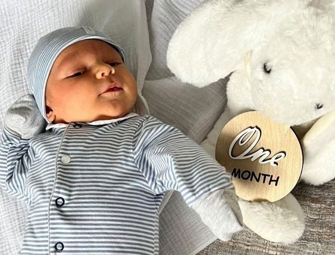 UkrWood Baby Monthly Milestone Signs