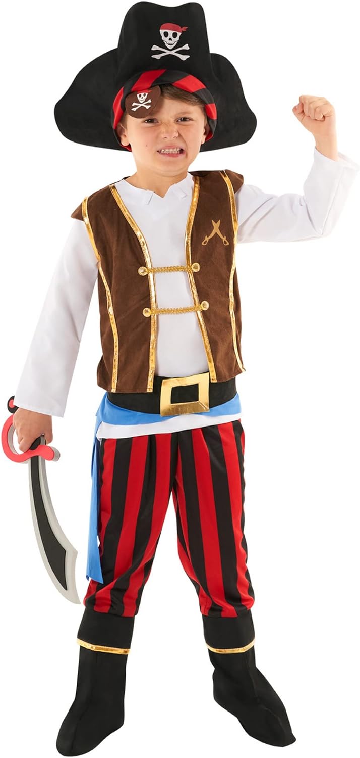 Morph Kids Pirate Costume for Boys Girls 1