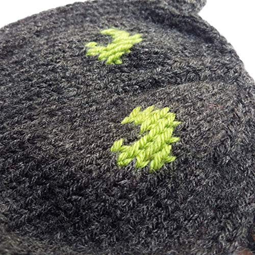 Little Fox Nerdy Knits Black Cat Beanie Halloween Costume Hat