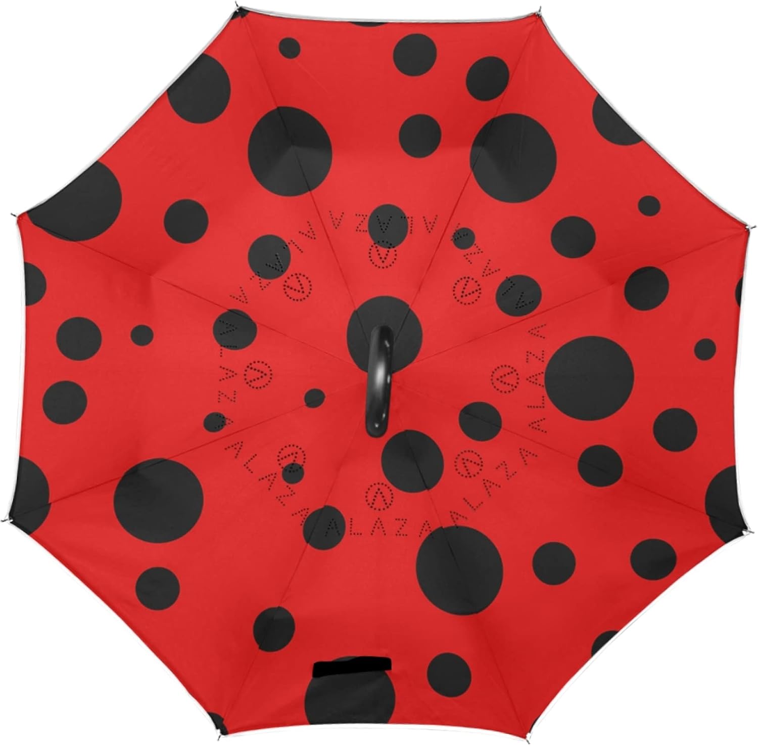 MRMIAN ALAZA Lack Ladybug Polka Dot Red Umbrella 1