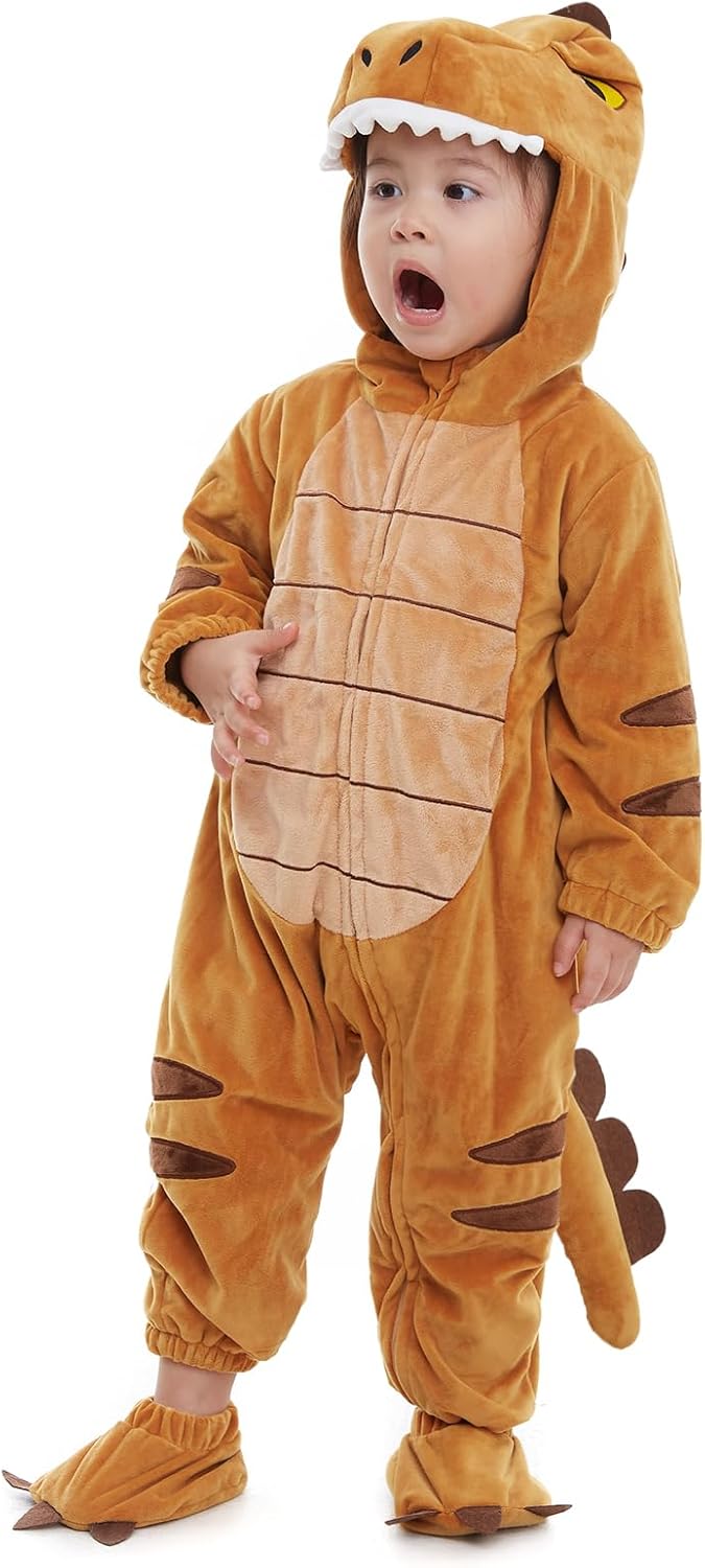 HSCTEK Baby Dinosaur Costume Onesie for Newborn to Toddler
