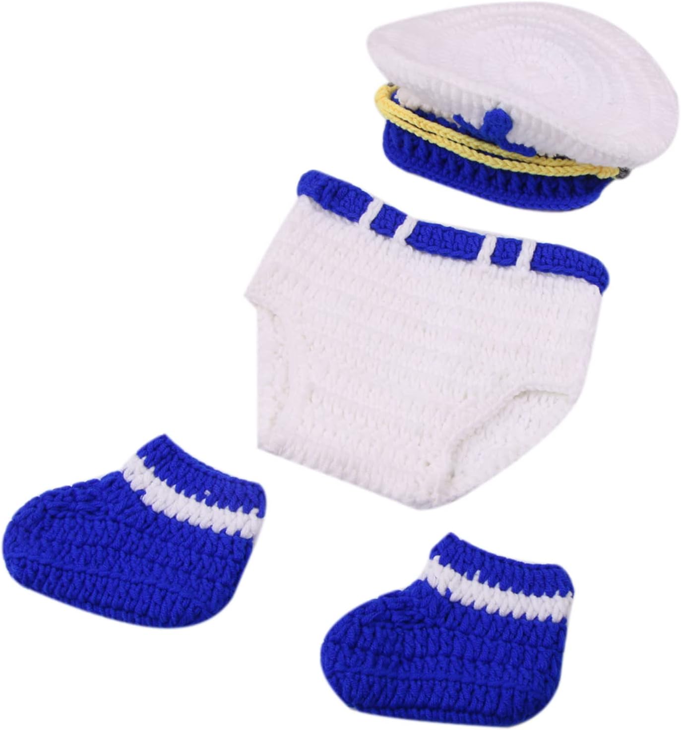 BIBABLYKE Newborn Police Costume Set for Baby Girl or Boy