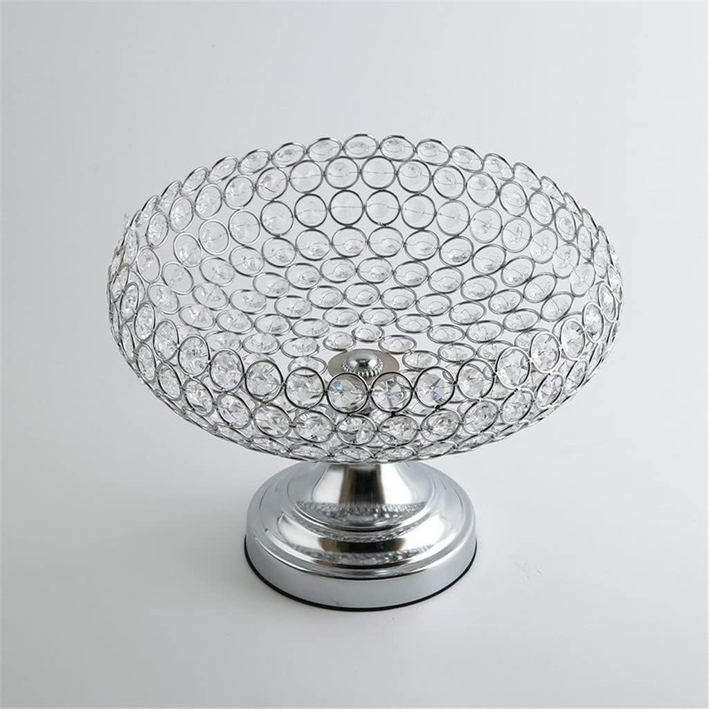 Elegant Wrought Iron Candle Holder with Dried Fruit Tray