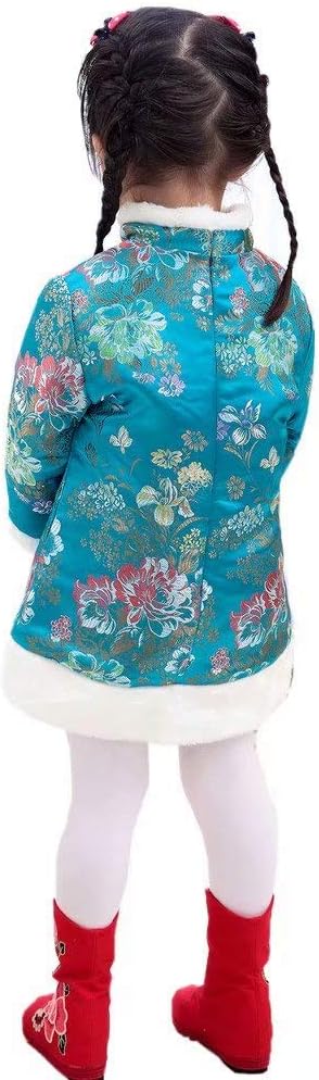 Baby Girl Qipao Dress Traditional Chinese Style with Embroidery