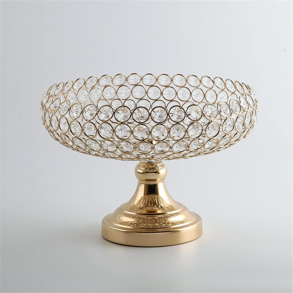 Elegant Wrought Iron Candle Holder with Dried Fruit Tray