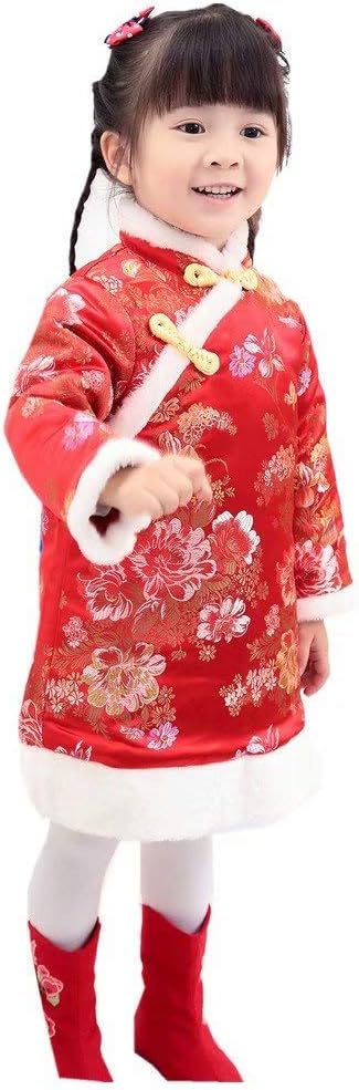 Baby Girls Chinese Qipao Dress Coat
