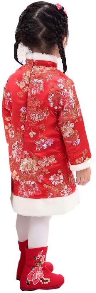 Baby Girls Chinese Qipao Dress Coat