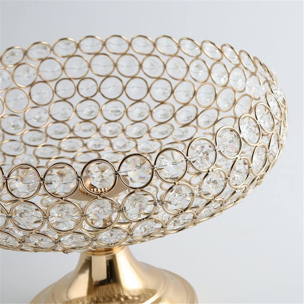 Elegant Wrought Iron Candle Holder with Dried Fruit Tray