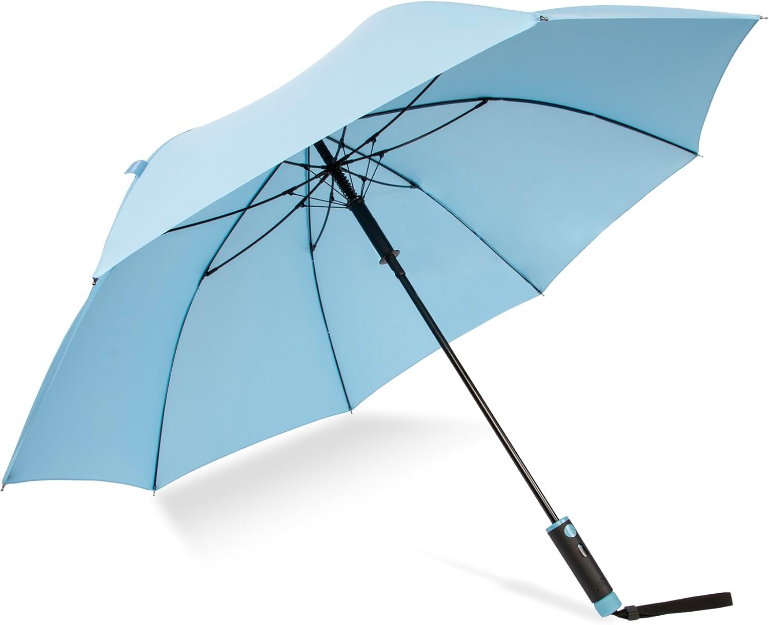 SHED RAIN Duo Auto-Open Stick Umbrella - 54-Inch UPF 50 Sun Protection