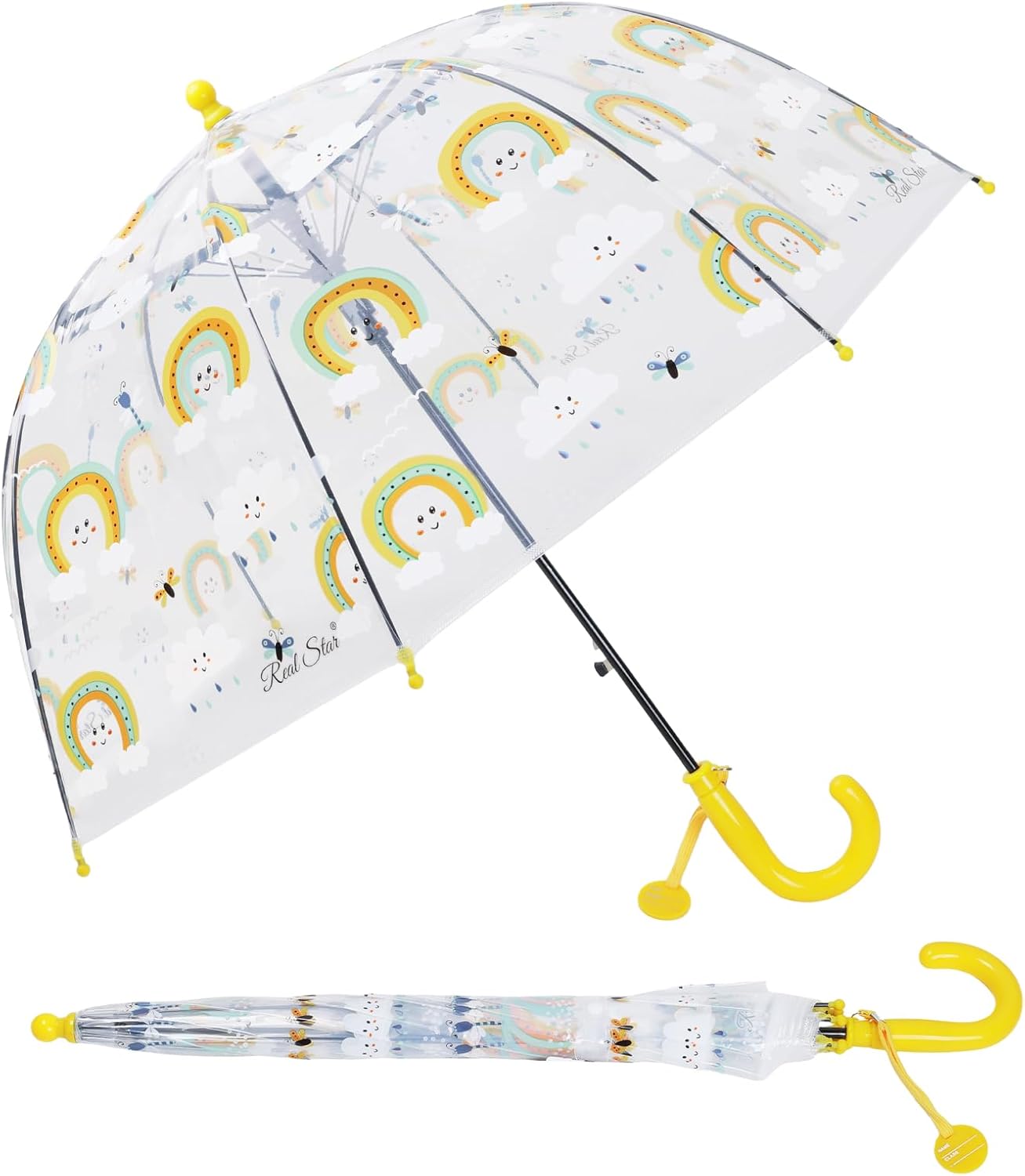 Clear Bubble Umbrella for Kids - Safe and Fun