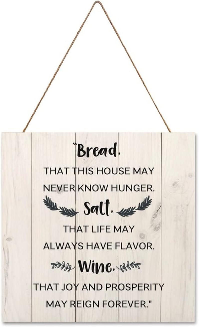 Tiukiu 12 inch Decorative Wood Sign - Made in USA