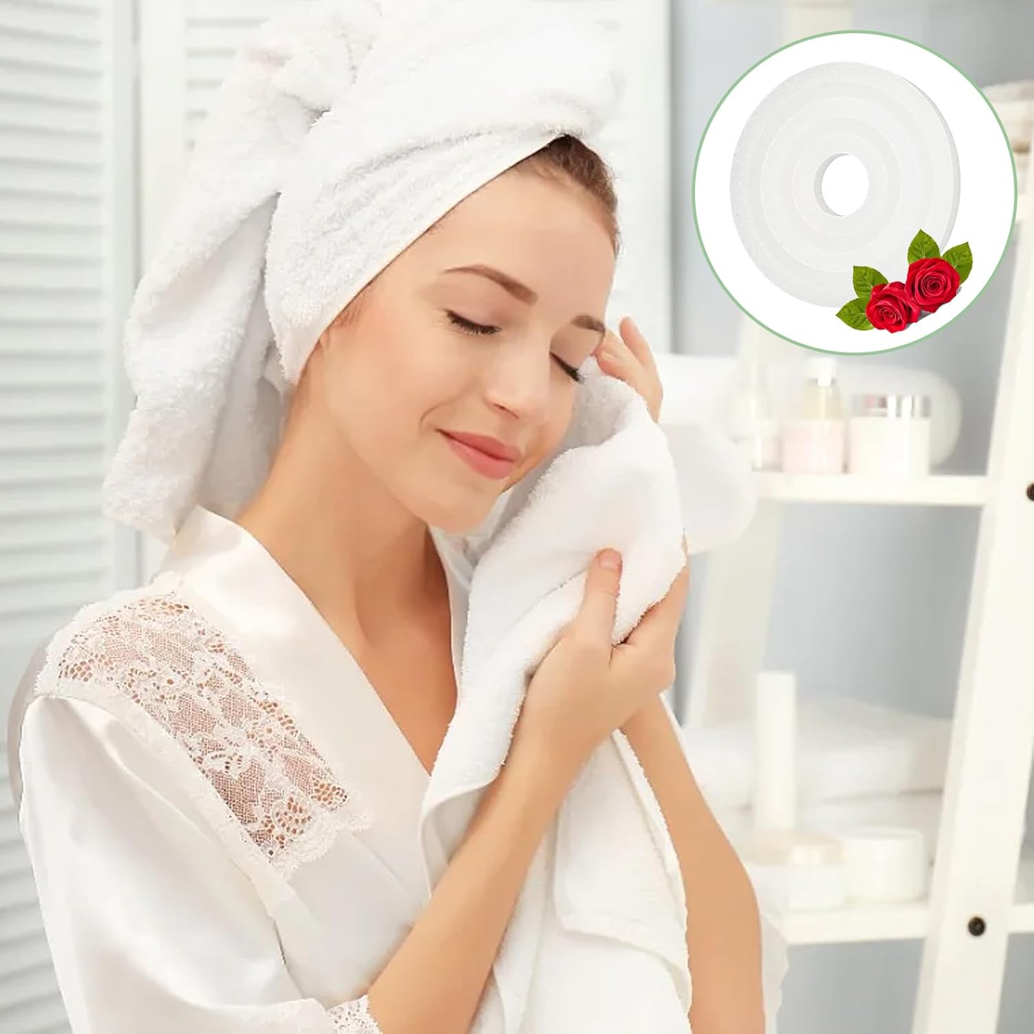 4 Flavors 24 Pcs Towel Warmer Fragrance Discs
