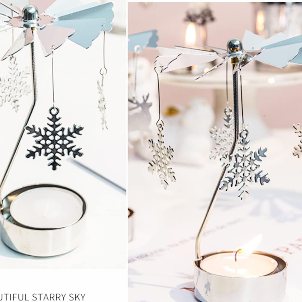 Beaupretty Rotary Tea Light Candleholder with Tray