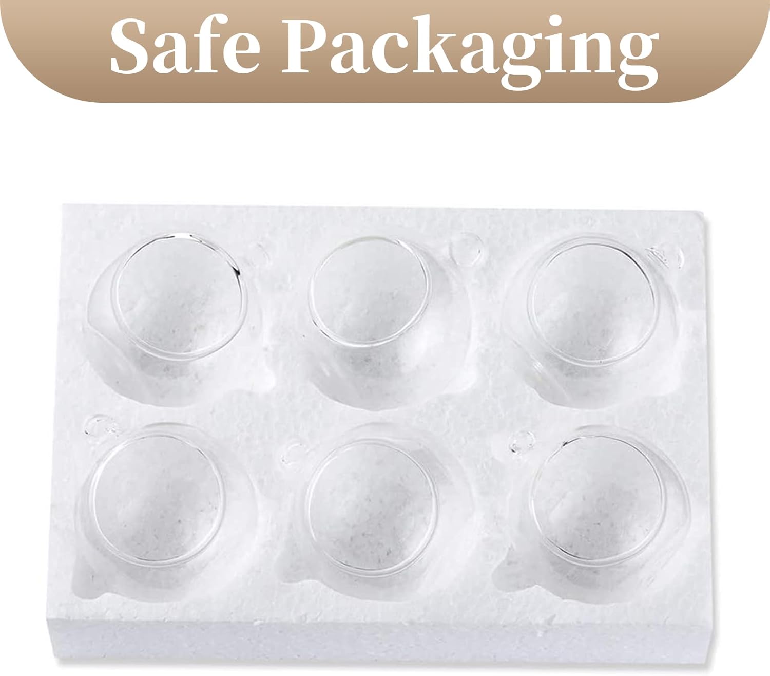 Sziqiqi 20pcs Tea Light Holders with 4 Extra 236inch Clear Glass Orbs