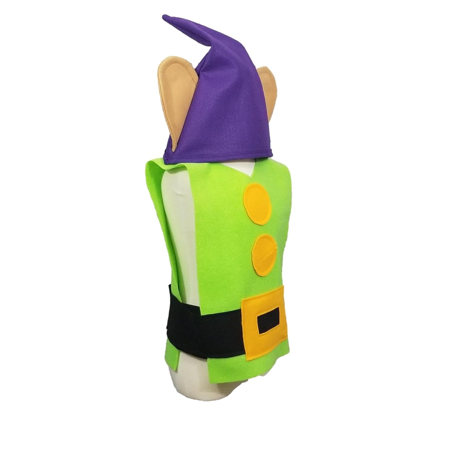 Dopey Dwarf Costume Set - Kids 4-9 Years 1