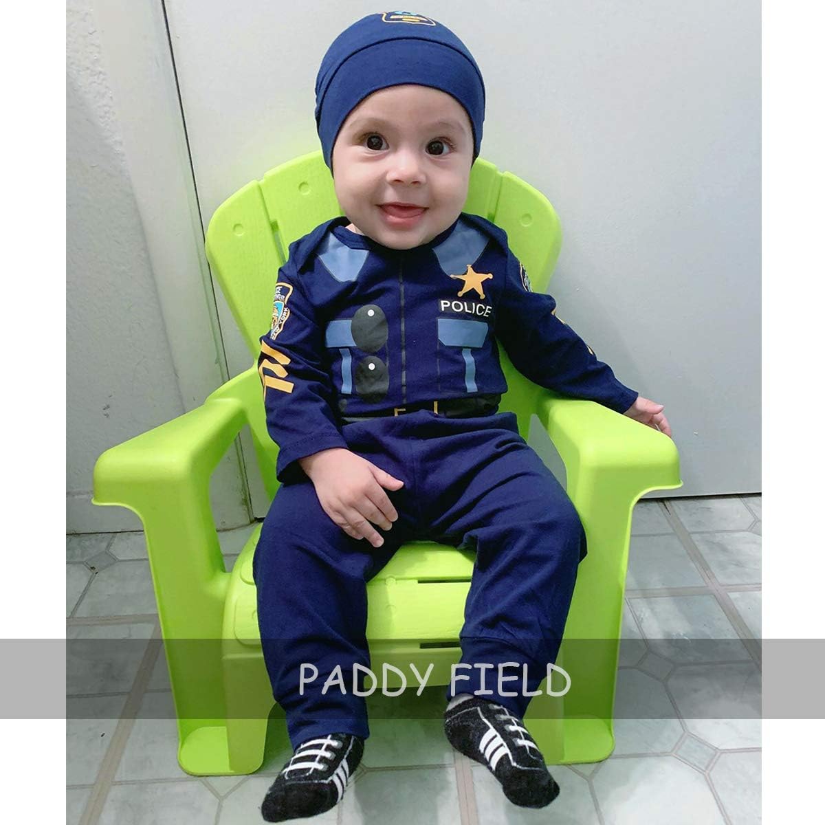 Paddy Field Police Costume Bodysuit for Baby 1