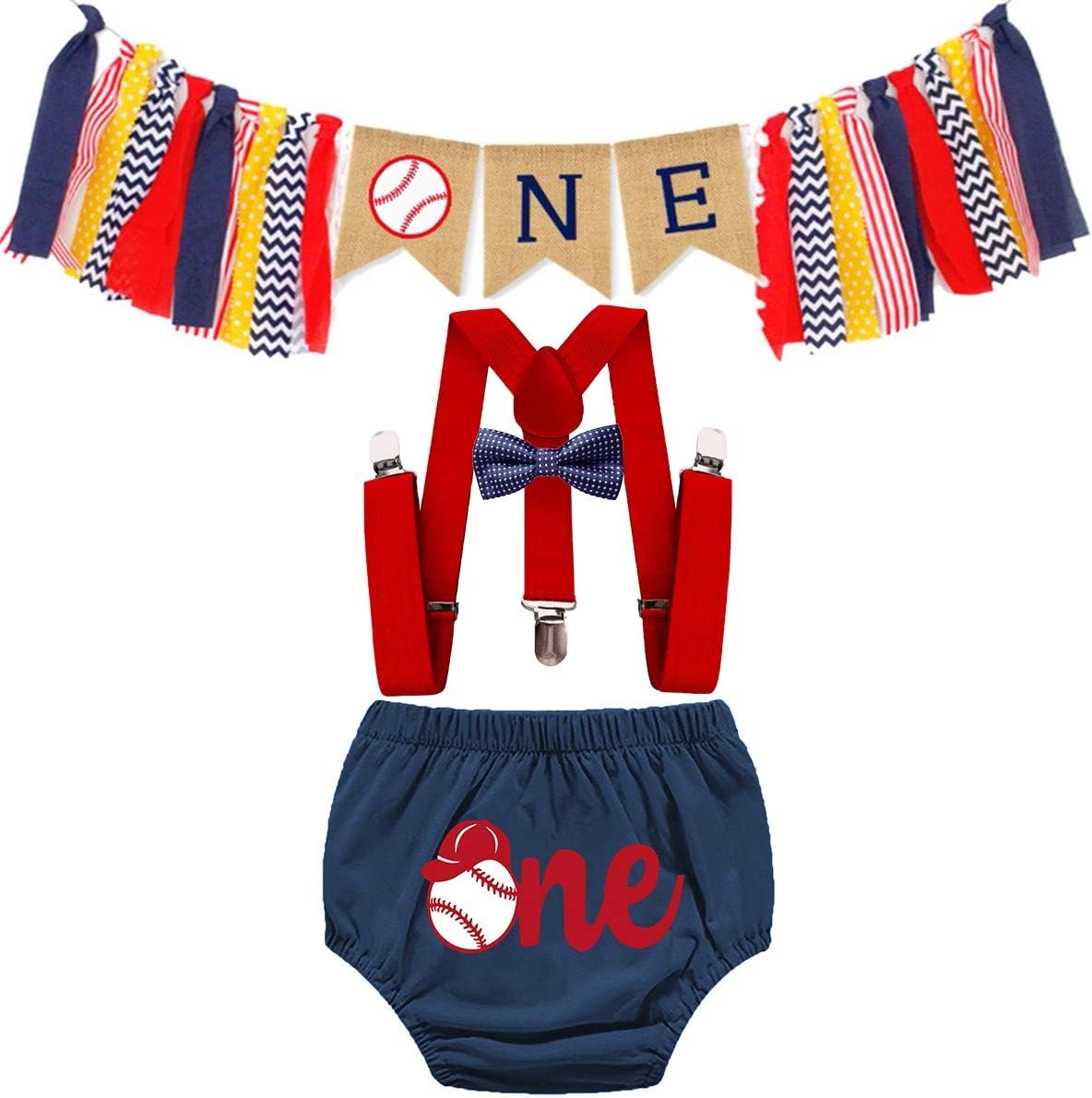 Baby Baseball Costume Set for Birthday Cake Smash