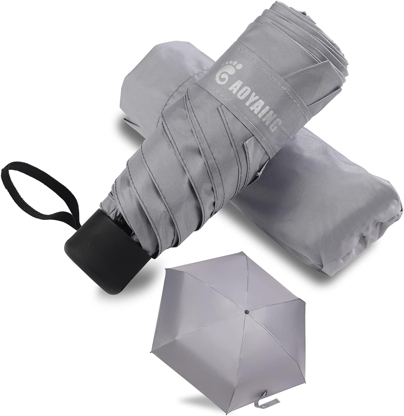 GAOYAING Compact Pocket Umbrella Gray 1