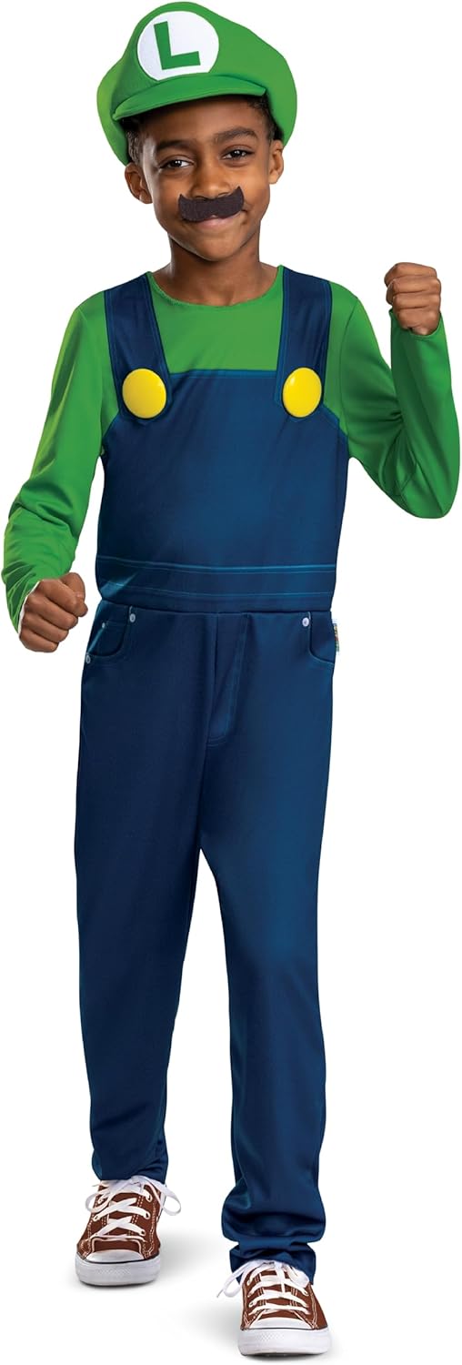 Disguise Boys Luigi Halloween Costume Set