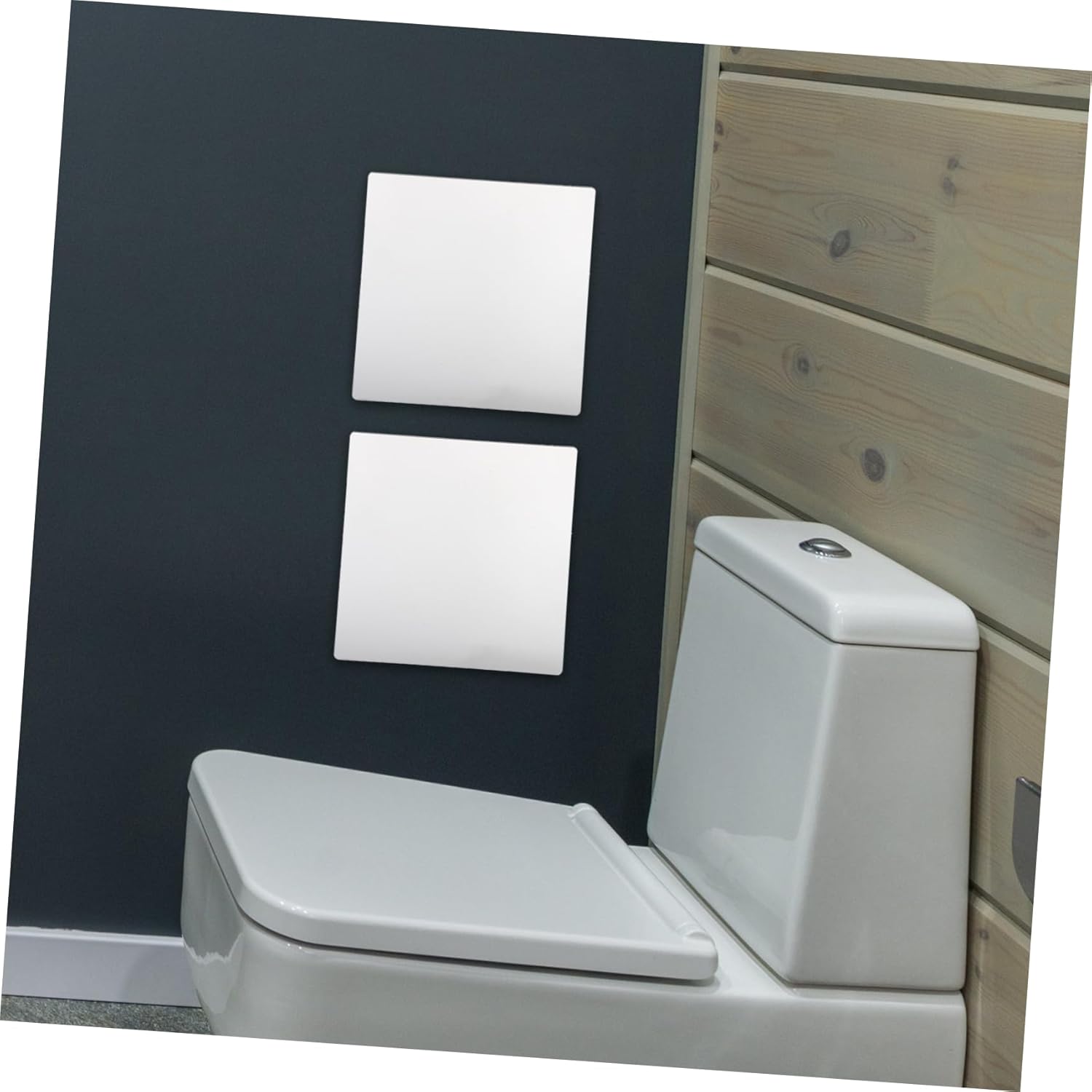 ERINGOGO Large Vanity Mirror Set 2pcs Self-Adhesive Acrylic