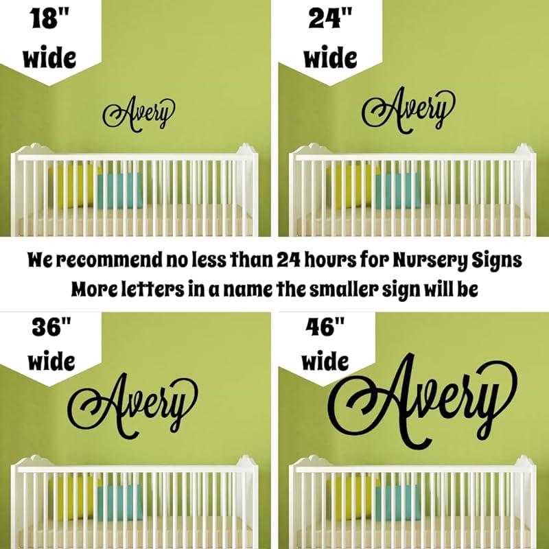 Personalized Wooden Name Sign for Boys Girls