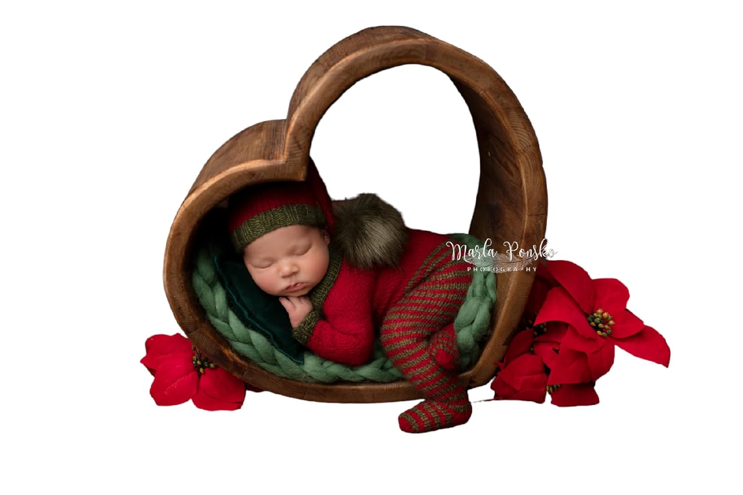 2 Piece Baby Christmas Romper and Hat Set