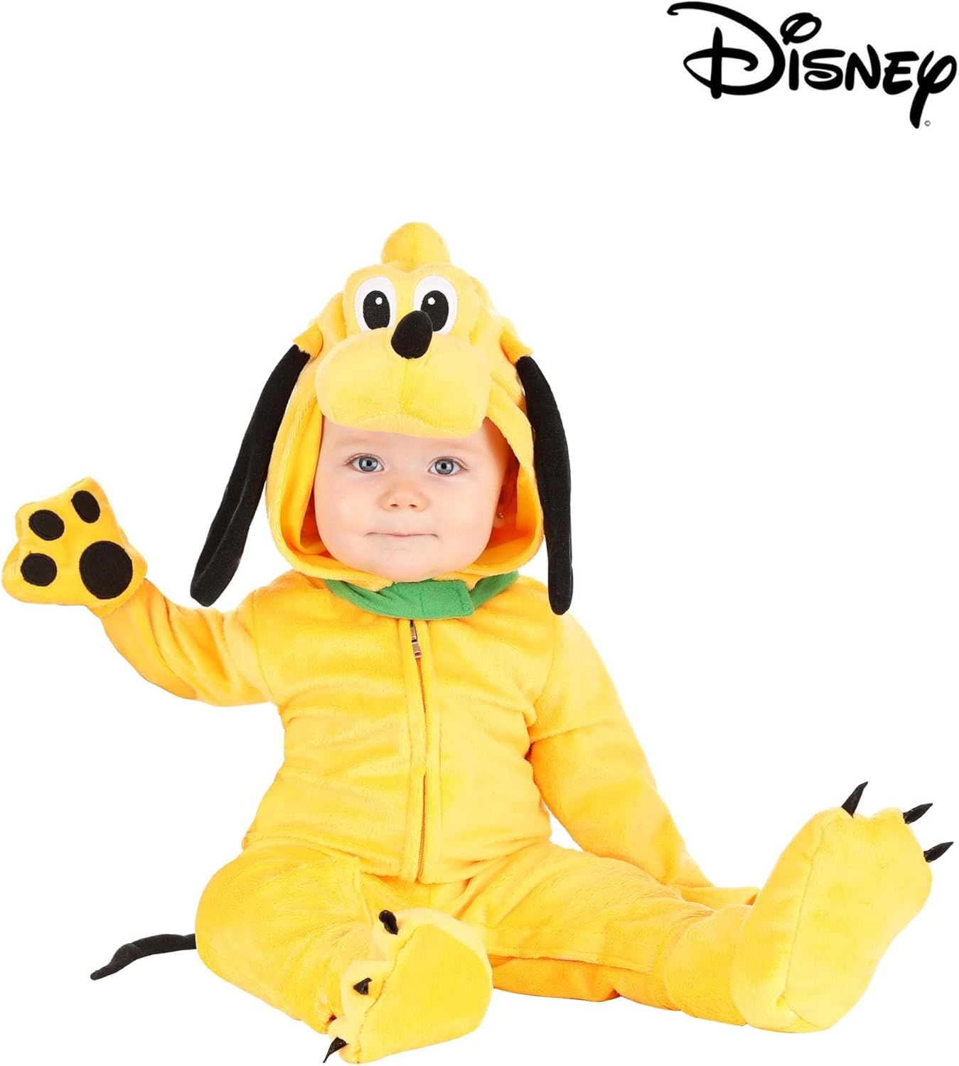 Infant Disney Pluoto Hooded Costume Onesie Jumpsuit