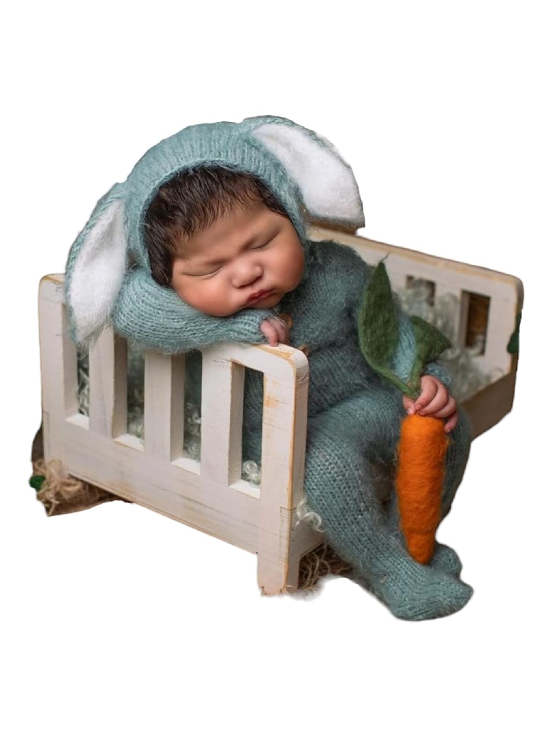 Handmade Bunny Costume for Newborn Babies