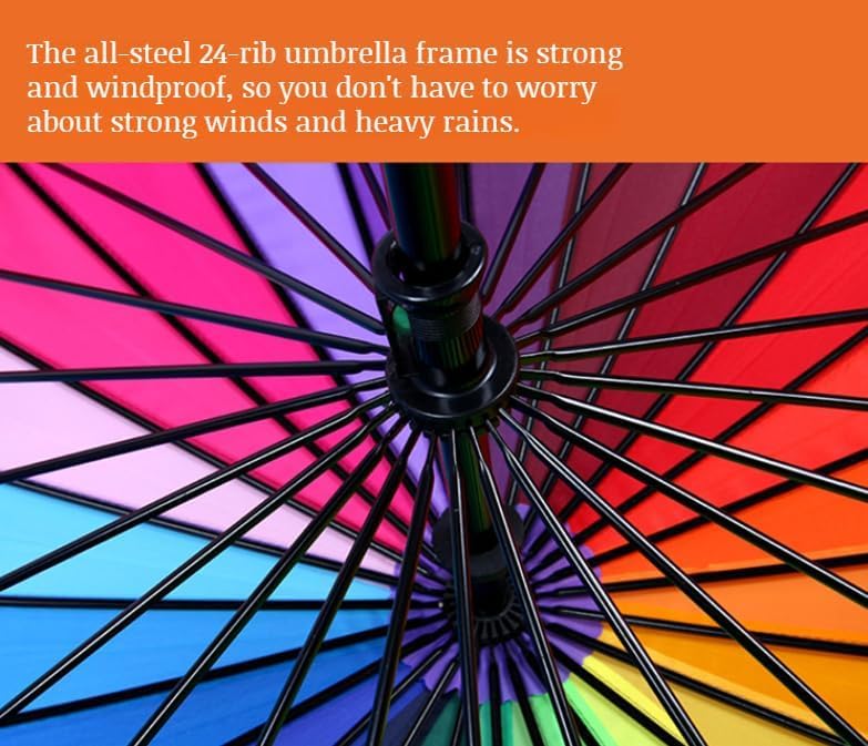 Mokcoliy Korean Windproof Umbrella with 24 Reinforced Ribs 1