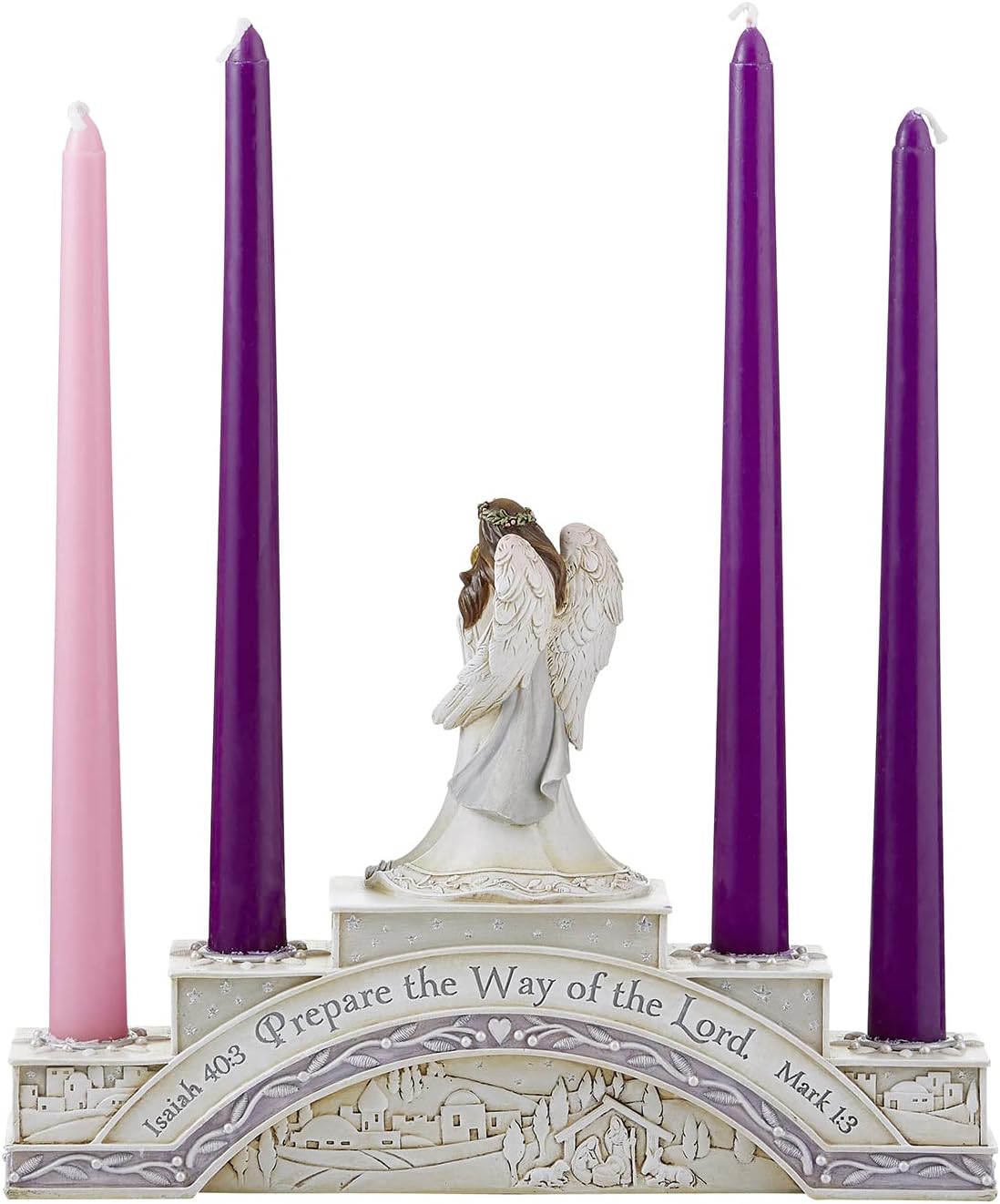 Avalon Gallery Angel Candle Holder with 4 Tapers